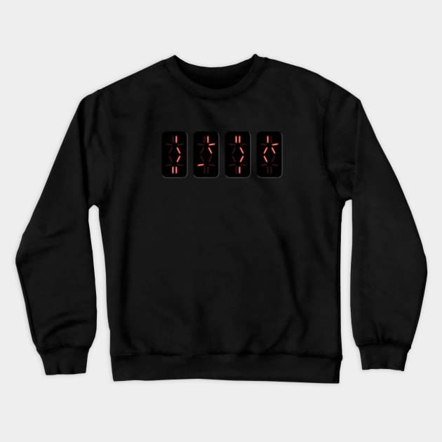 Predator Self-Destruct Countdown Timer Crewneck Sweatshirt by GraphicGibbon